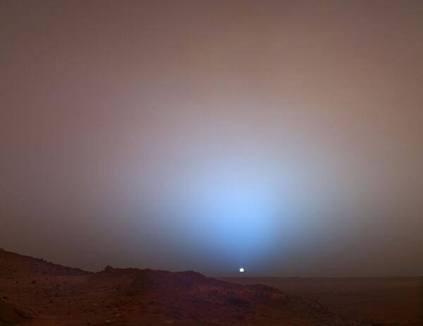 Mars-sunset