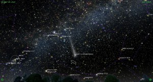 Comet PANSTARRS around April 7, 2013